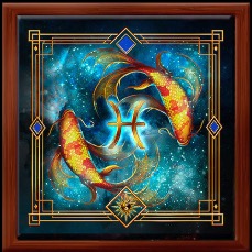 Pisces wooden box by Ciro Marchetti